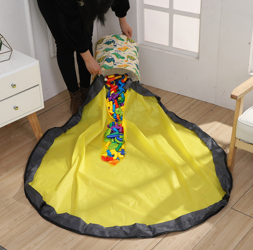 2-in-1 cartoon toy quick storage bucket bag Toy Clean-up Storage children's gift 1152-2