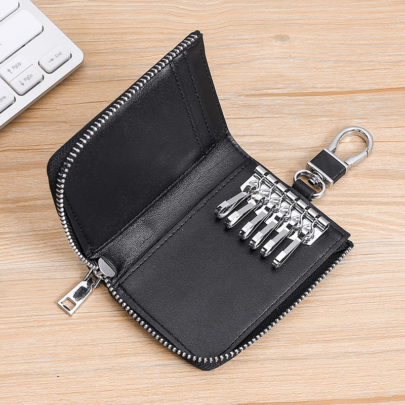 1pc Car Key Bag Multifunctional Small Key Bag Zipper Home Key