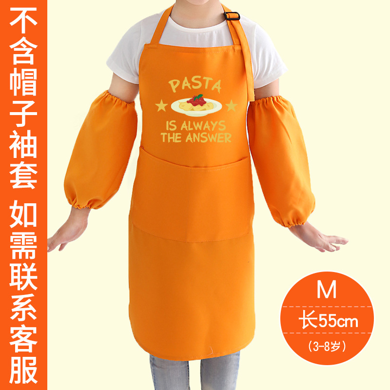 Lindo anti-fouling delantal para niños logotipo personalizado hogar cocina comedor jardín de infantes arte pintura ropa impresión