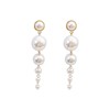 Earrings from pearl, European style, 2020, city style, internet celebrity