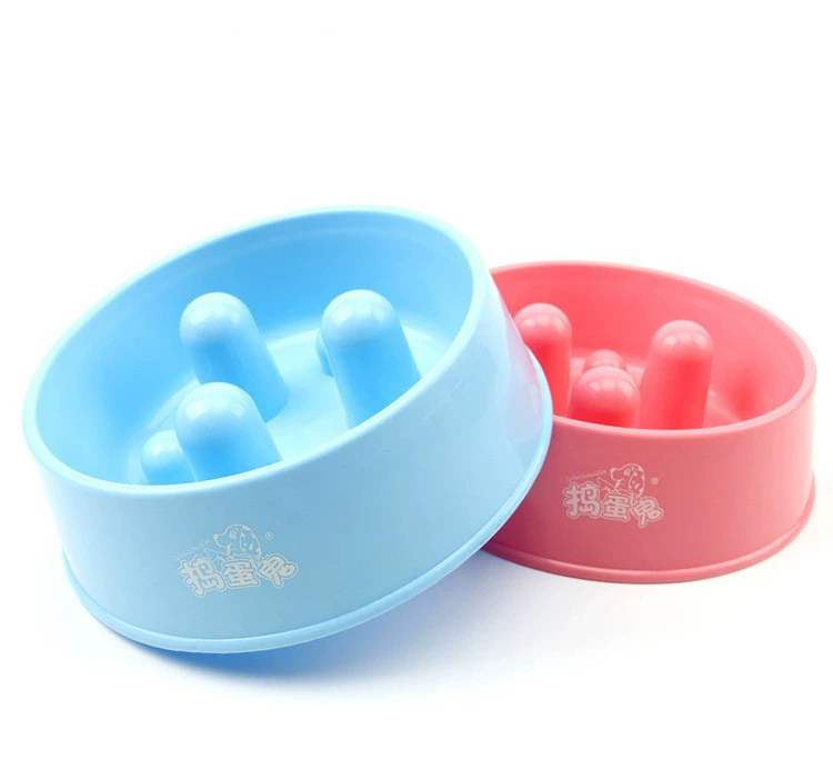 Анти-занос анти-удушье миска для собак миска для кошек миска для домашних животных миска для щенков анти-удушье миска для еды оптом