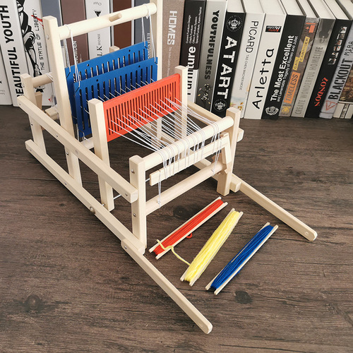 Kindergarten adult handmade wooden multifunctional loom for boys and girls hand-woven DIY hand-made toys