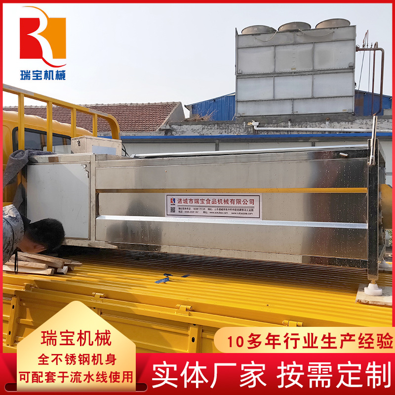 毛辊清洗机 土豆清洗去皮机 红薯清洗去皮机 商用大型蔬菜清洗机