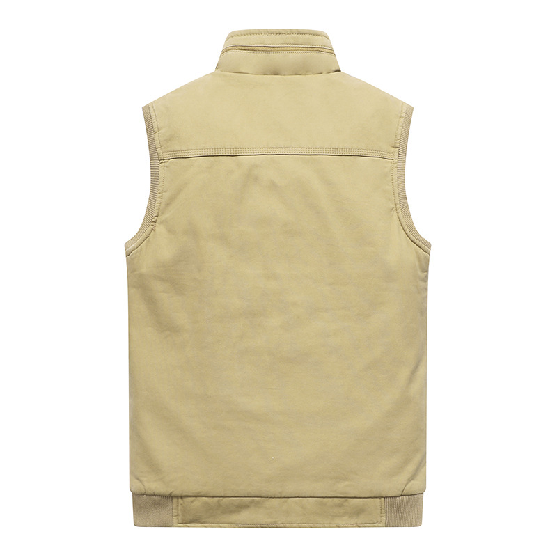 Otoño e Invierno nuevo chaleco forrado de lana cálido y cómodo Chaleco de los hombres deportes cálido chaleco moda abrigo chaleco