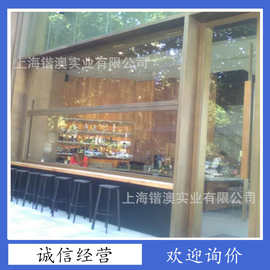 上海有框无框折叠窗全开钢化玻璃窗 阳台 电动 铝合金 门窗