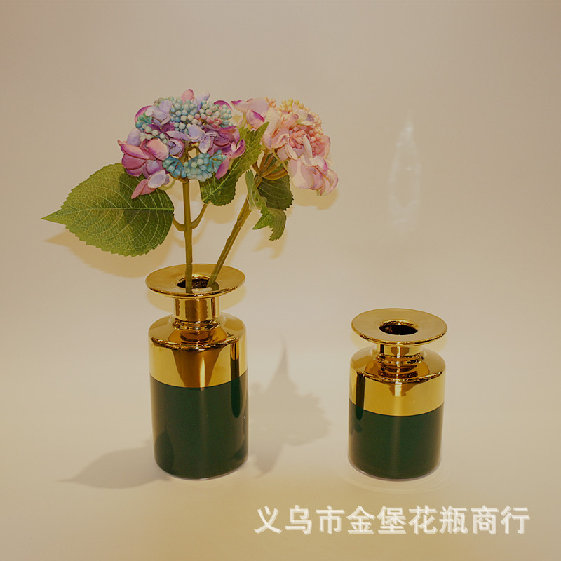 现代简约陶瓷花瓶创意家居摆件饰品工艺品北欧客厅餐桌插花花瓶