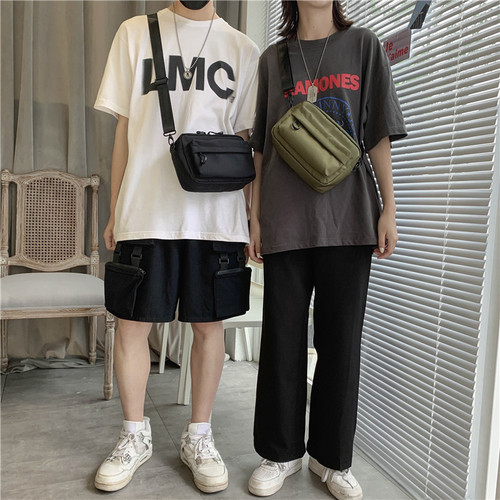 Super popular crossbody bag, small backpack, cool bundy bag for men and women, Korean style trendy brand personality, street hip-hop chest bag, shoulder bag