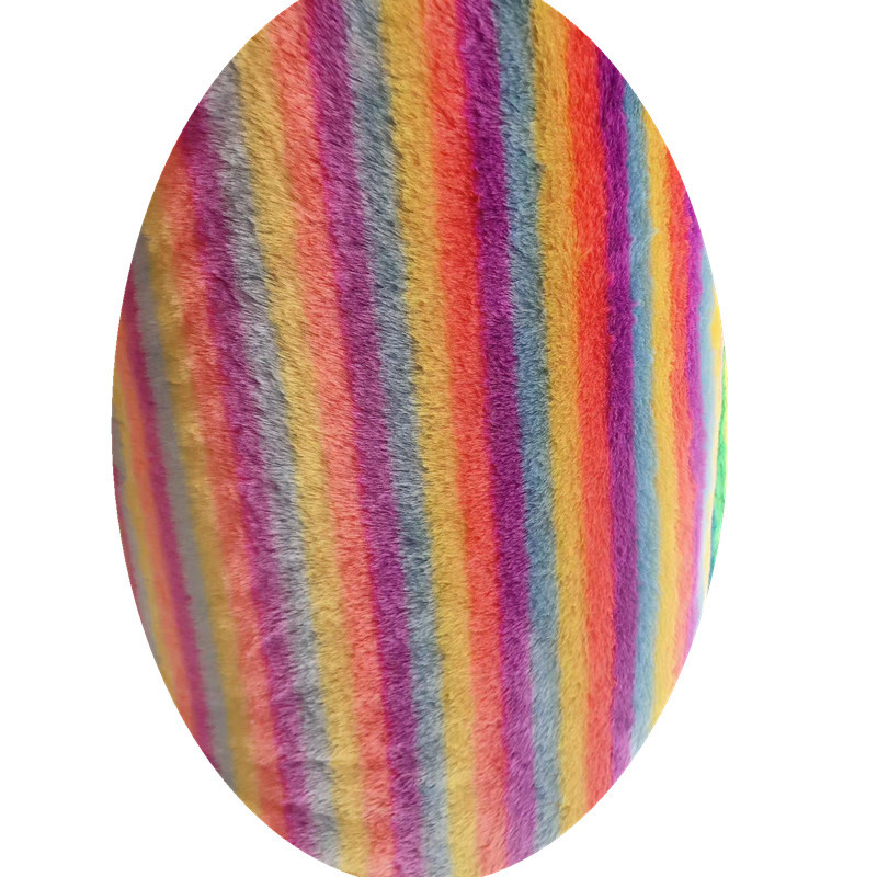 1500g tela de imitación de piel de zorro colorido teñido de corbata de piel de imitación de piel de zorro cuello de piel bola de ropa de tela de alfombra