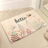 Entrance floor mat living room foyer bedroom door non-slip mat polyester cartoon creative personality home mat