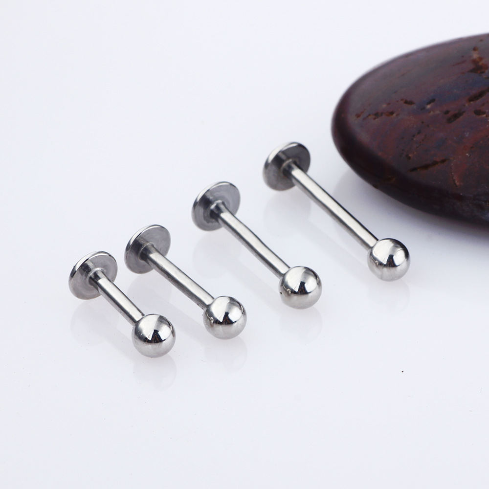 120 Pcs Tongue Lip Nose Eyebrow Navel Ring Mixed Set Stainless Steel Piercing Jewelry Wholesale detail image 7