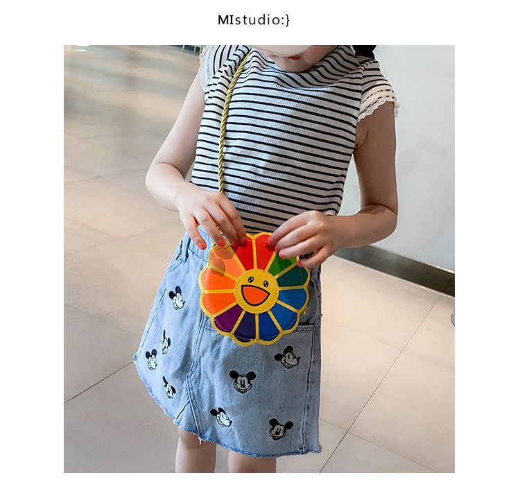 Sunflower Colorful Children's Messenger Bag Wholesale Nihaojewelry display picture 32