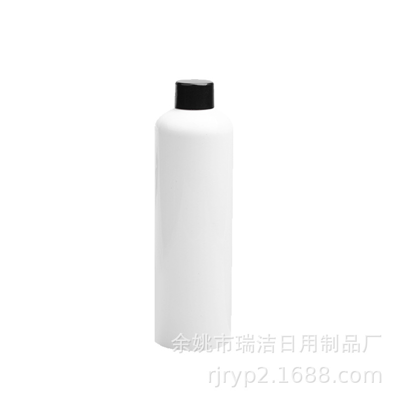 350ML圆白透明旋盖小容量瓶水分装瓶塑料瓶子卸妆液瓶 
