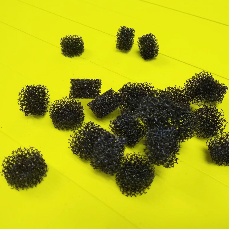 支持定制 黑色蜂窝状海绵小圆柱透气过滤棉芯减噪缓冲棉35ppi批发