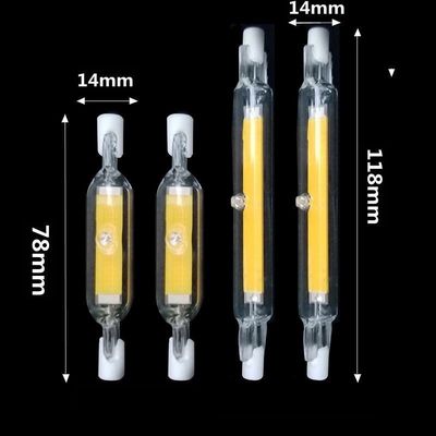 Hot money from manufacturers LEDR7S COB Horizontal Plug Lamp 10W118mm Lamp tube 5W78mm replace Metal halide lamp