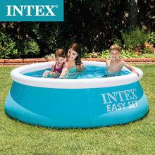 intex 28101 蝶形水池 家庭游泳池儿童戏水充气泳池