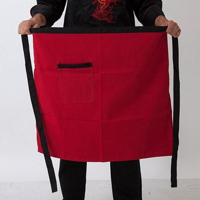 Camarero hombres y mujeres corto delantal negro restaurante del hotel restaurante Occidental cafetería cocina media cintura