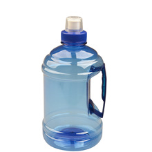 PET塑料透明饮水机专用运动水壶 户外冷水壶1L水桶杯现货
