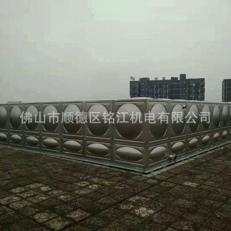 不锈钢水处理给水箱 新型楼顶给水箱  不锈钢消防给水箱加工