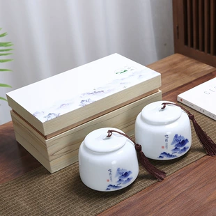 Small universal gift box, green tea, tea bags, pack