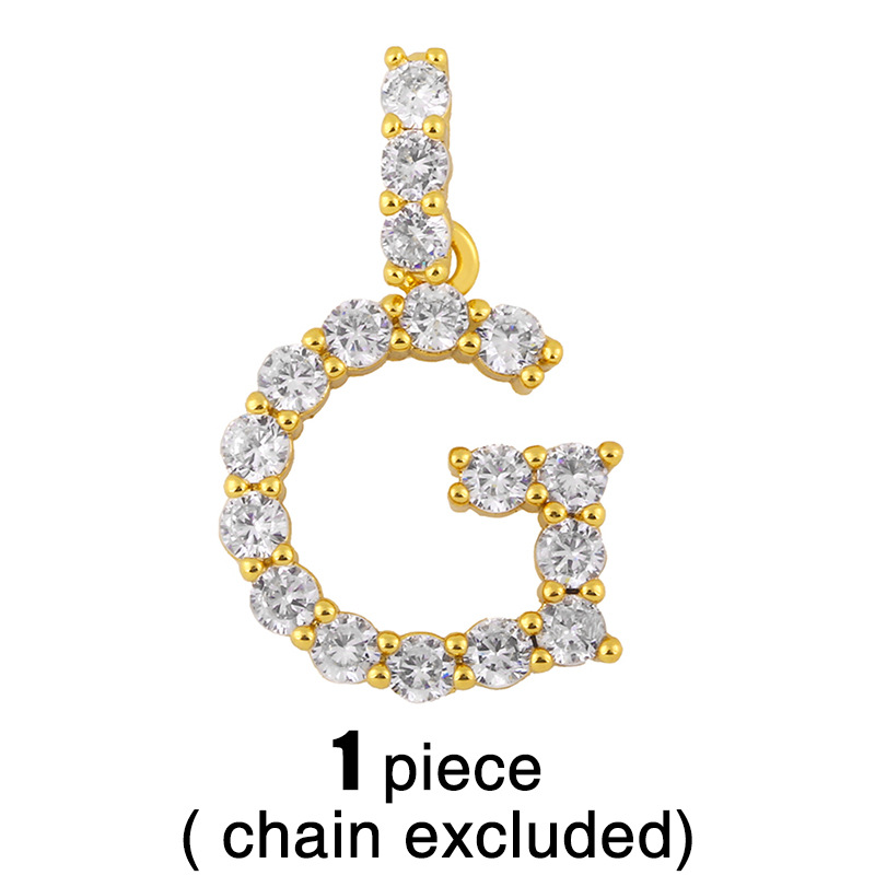 new 26 English alphabet necklaces creative jewelry diamond alphabet necklace wholesalepicture32