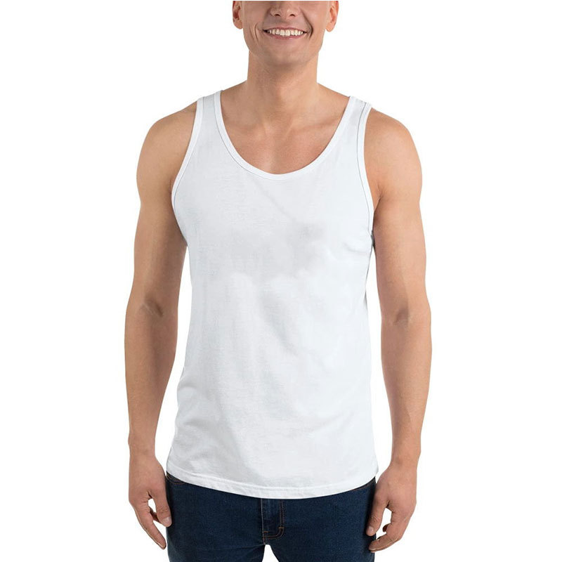 Sports summer white T-shirt for gym