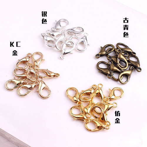 Wholesale alloy lobster clasp, bracelet buckle, necklace connecting buckle, keychain diy jewelry accessories, manufacturer wholesale