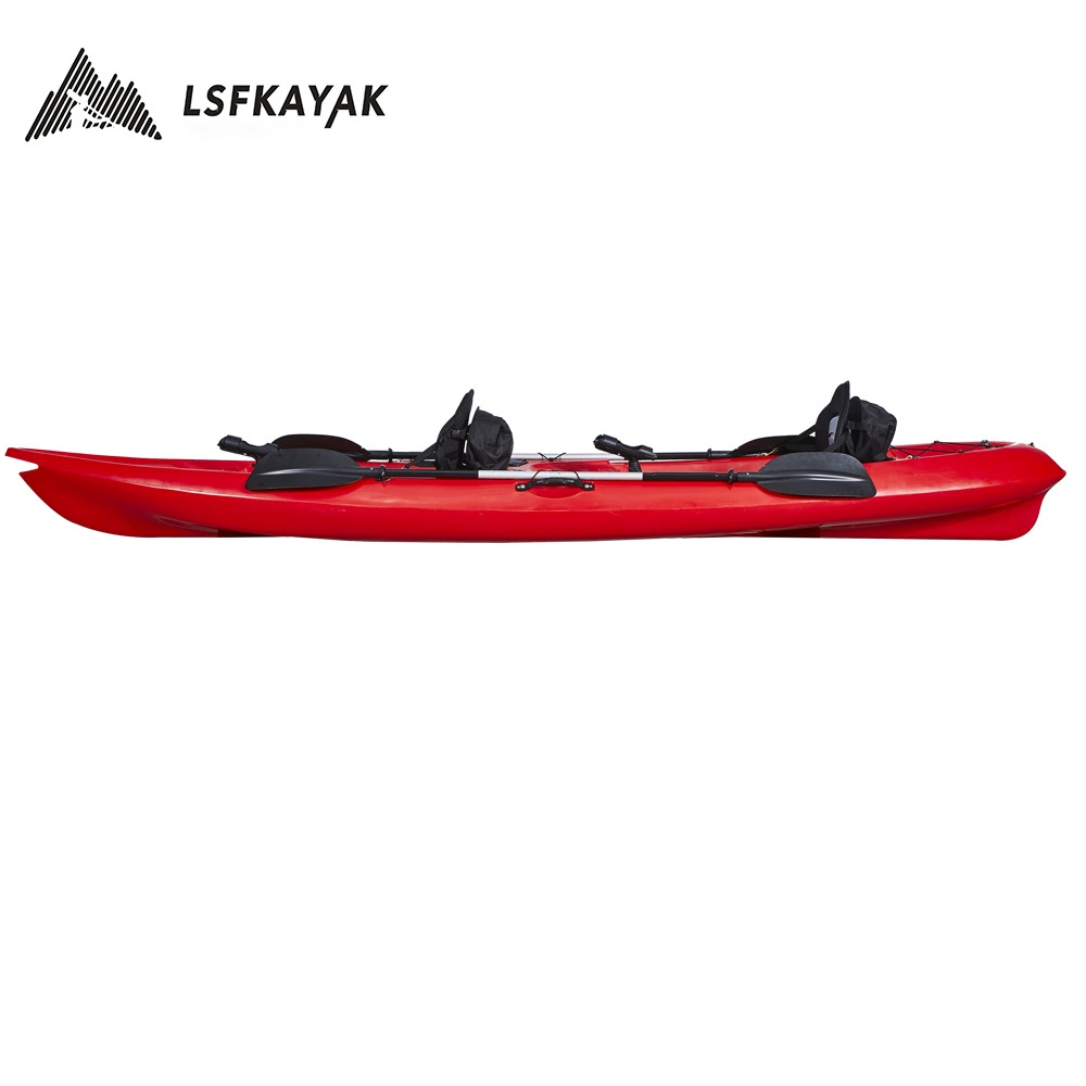 Rolling Plastic Kayak Double Rowing Double Platform Boat Double Boat Double Hand -Rowing Double Plastic Ship