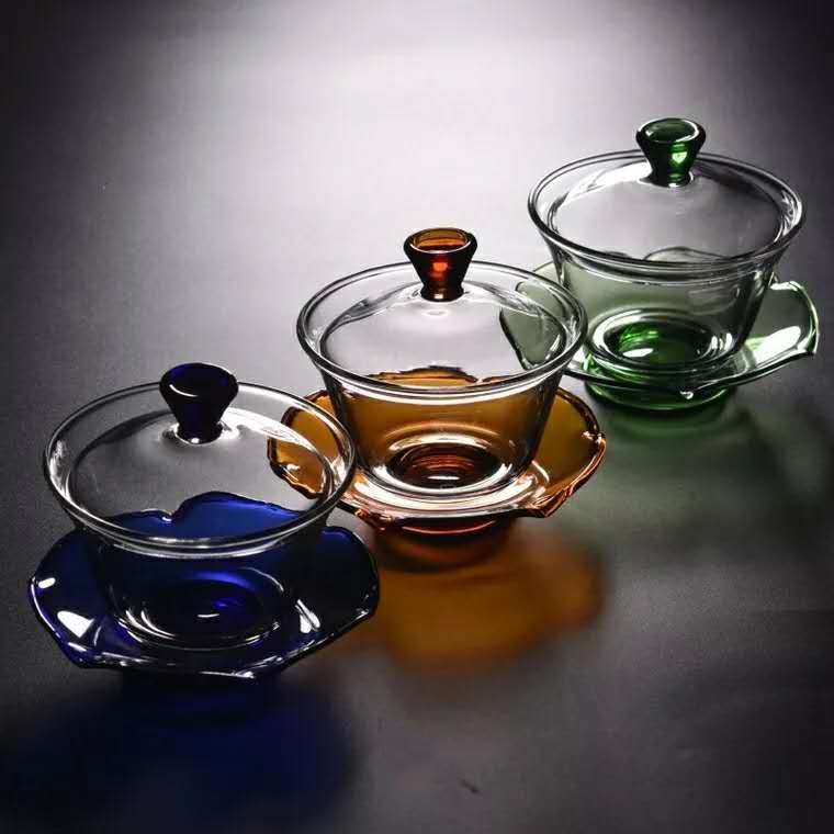 Glass tea cup