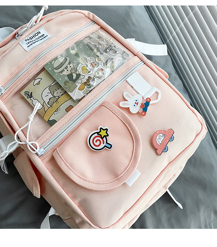 Cute Transparent Funny Soft Backpack display picture 64