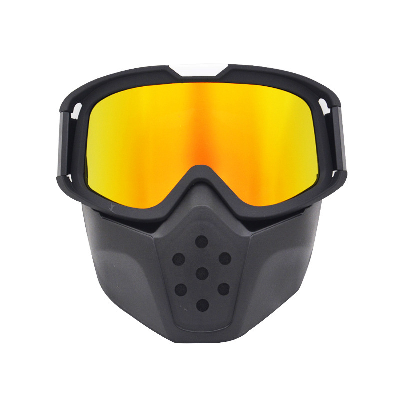 Vējstikla sejas aizsargs, bezceļu motocikla Harley ķivere, brilles, taktiskās aizsargbrilles, braukšanas aizsargbrilles_voghion.com