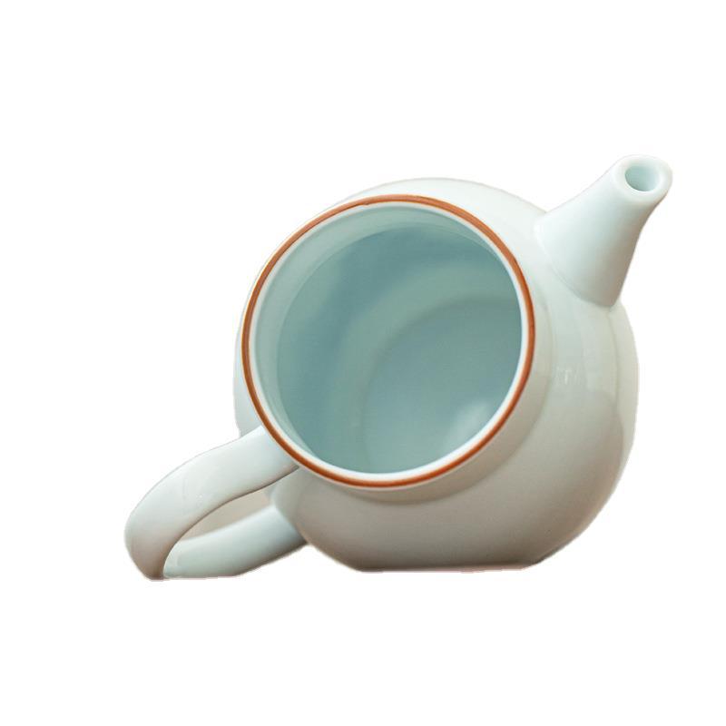 Zhuozhong en relieve pintado a mano taza justa mango de cerámica dispensador de Té celadón té de mar juego de té taza masculina taza de té grande