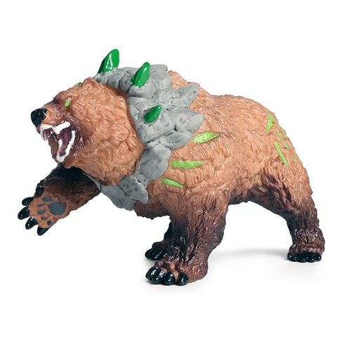 Children's simulated real-life wild animal toy model ancient mythical cave bear brown bear bear model ornaments