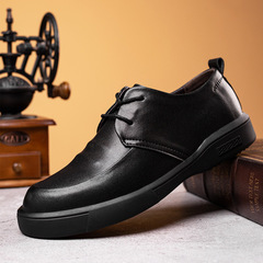 Cowhide leather shoes men's business formal shoes casual leather shoes men's cowhide versatile men's shoes drop shipping