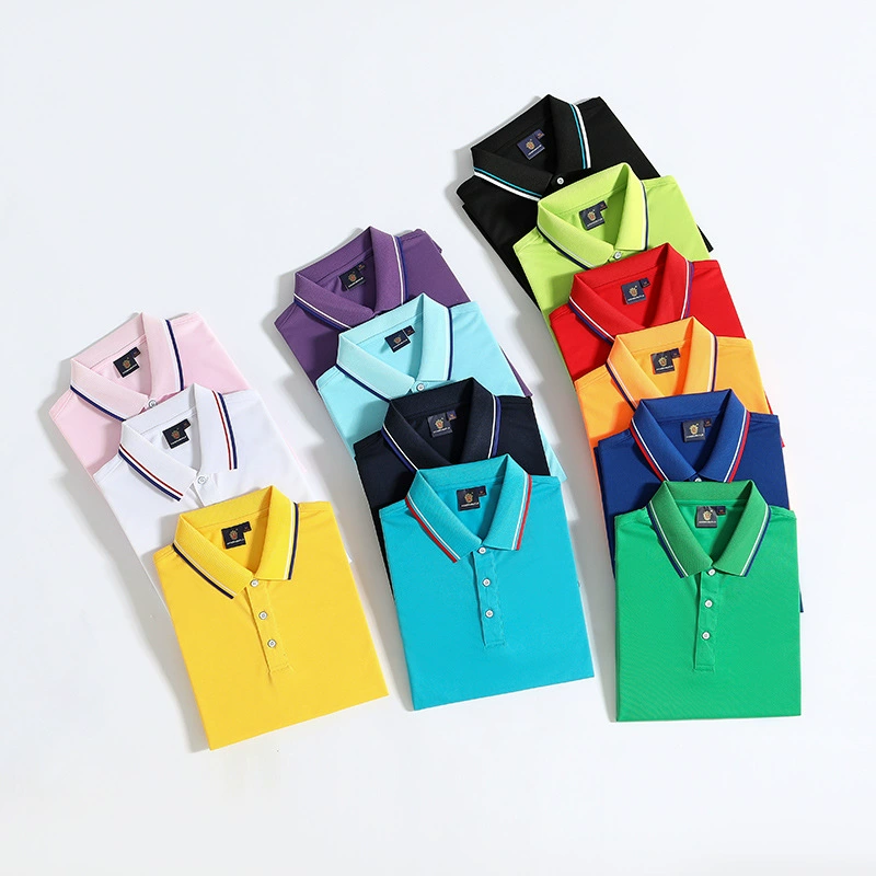 Cotton polo, overall, with short sleeve, wholesale