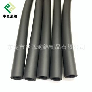 定制 呼啦圈保护套 高密度橡塑条 黑色A密光面管 量大价优
