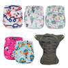 Newborn cloth diapers Aio diaper Bamboo charcoal lining can wash baby pants and urine without wetness can be customized