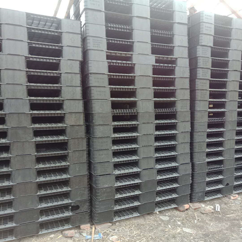 网格塑料托盘九脚叉车托盘仓库防潮垫仓板卡板地台板地堆货架托板