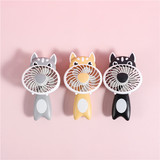 Мультяшный маленький складной портативный вентилятор