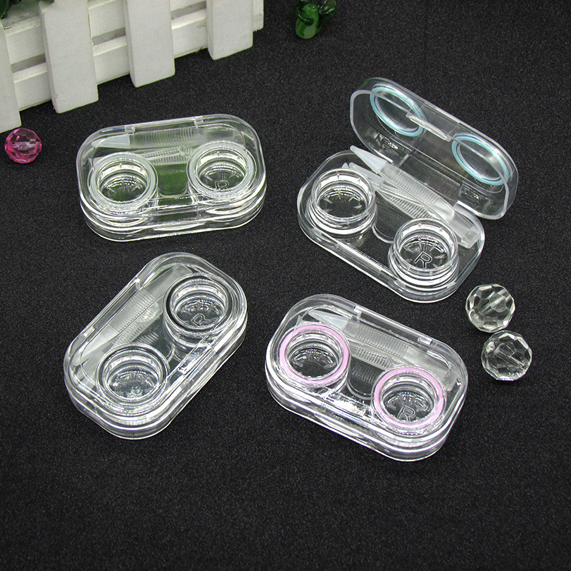 One-piece screw-free cover contact lens box with gasket eye contact lens box stable supply without screw cover companion box One-piece screw-free cover contact lens box with gasket eye contact lens box stable supply without screw cover companion box