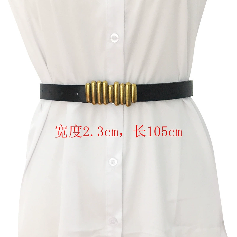 Ретро модный пояс, брендовые брюки, корейский стиль, простой и элегантный дизайн, физика, оптом