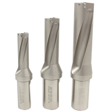 快速U钻刀杆车床用 暴力SP喷水钻5倍径40-45平底u钻 WC暴力钻头