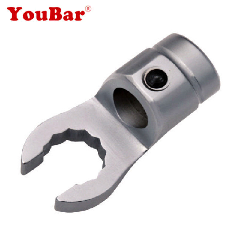 YouBar优霸扭矩扳手圆孔梅花开口插件 扭力扳手头/交换头/插头