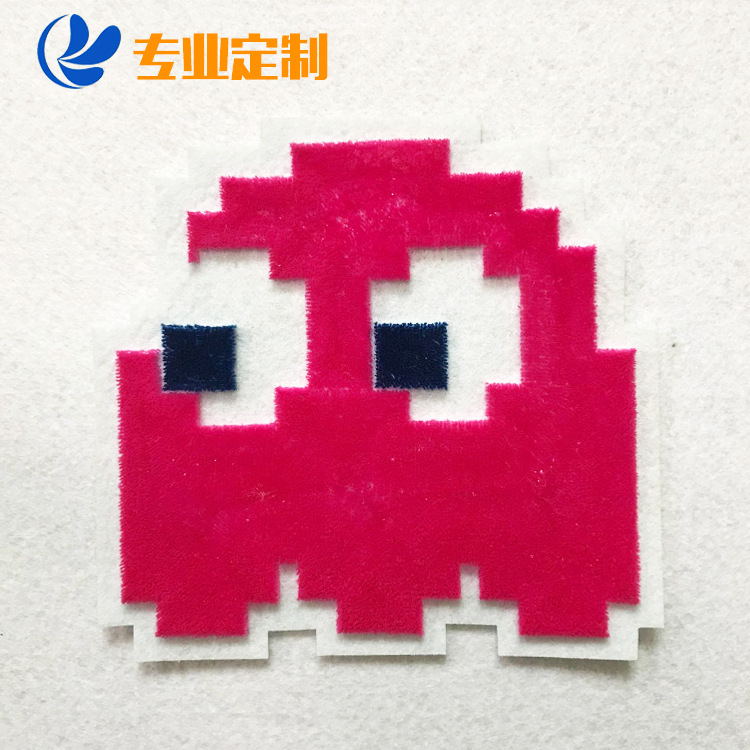 批发3D立体绣 牙刷绣 服装配饰牙刷绣章 布贴 加工