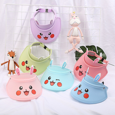 children Hat Sunscreen baby sunshade Large canopies men and women Sun hat UV Empty top Child Thin section Summer hat