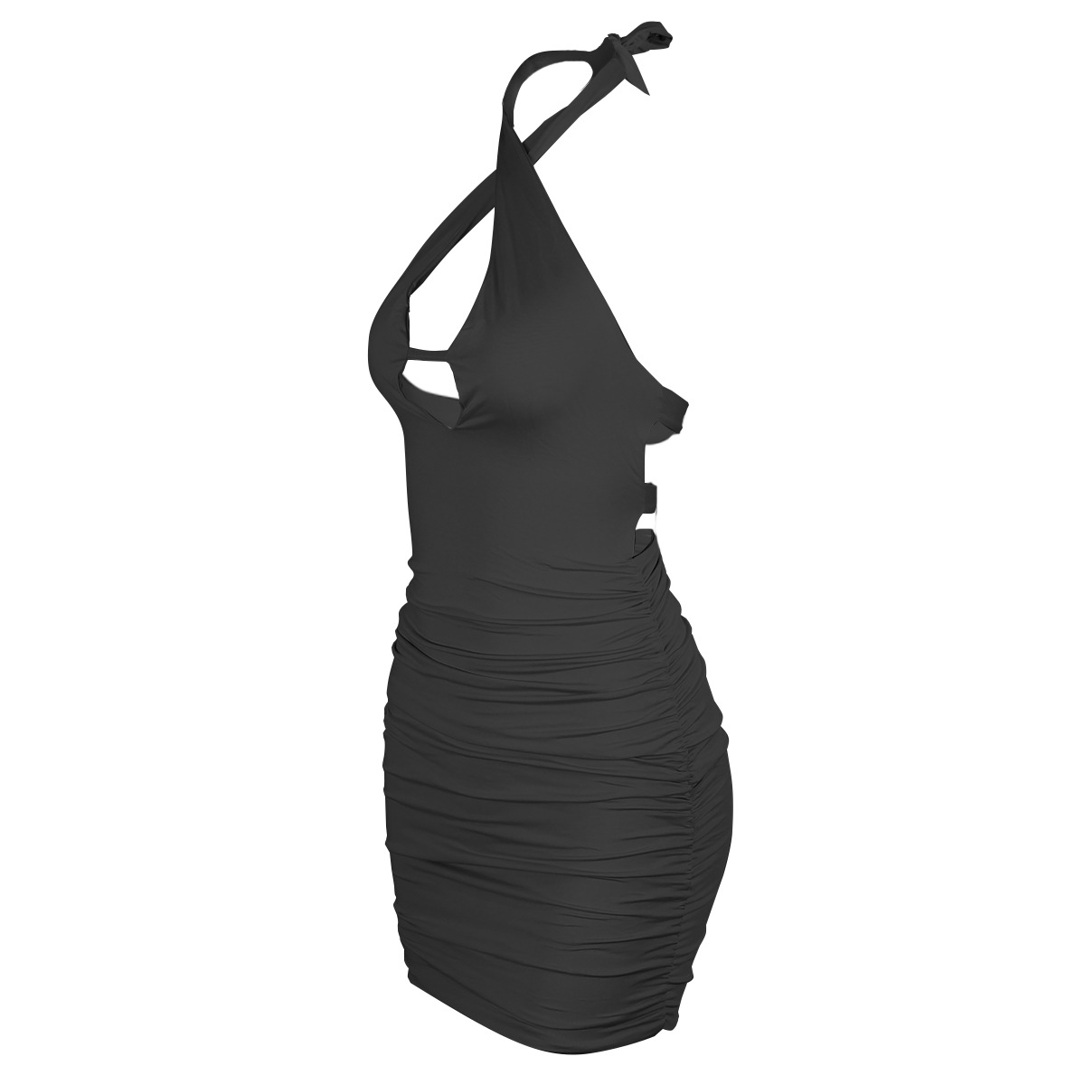 sexy plus size backless strappy skirt  NSZY38639