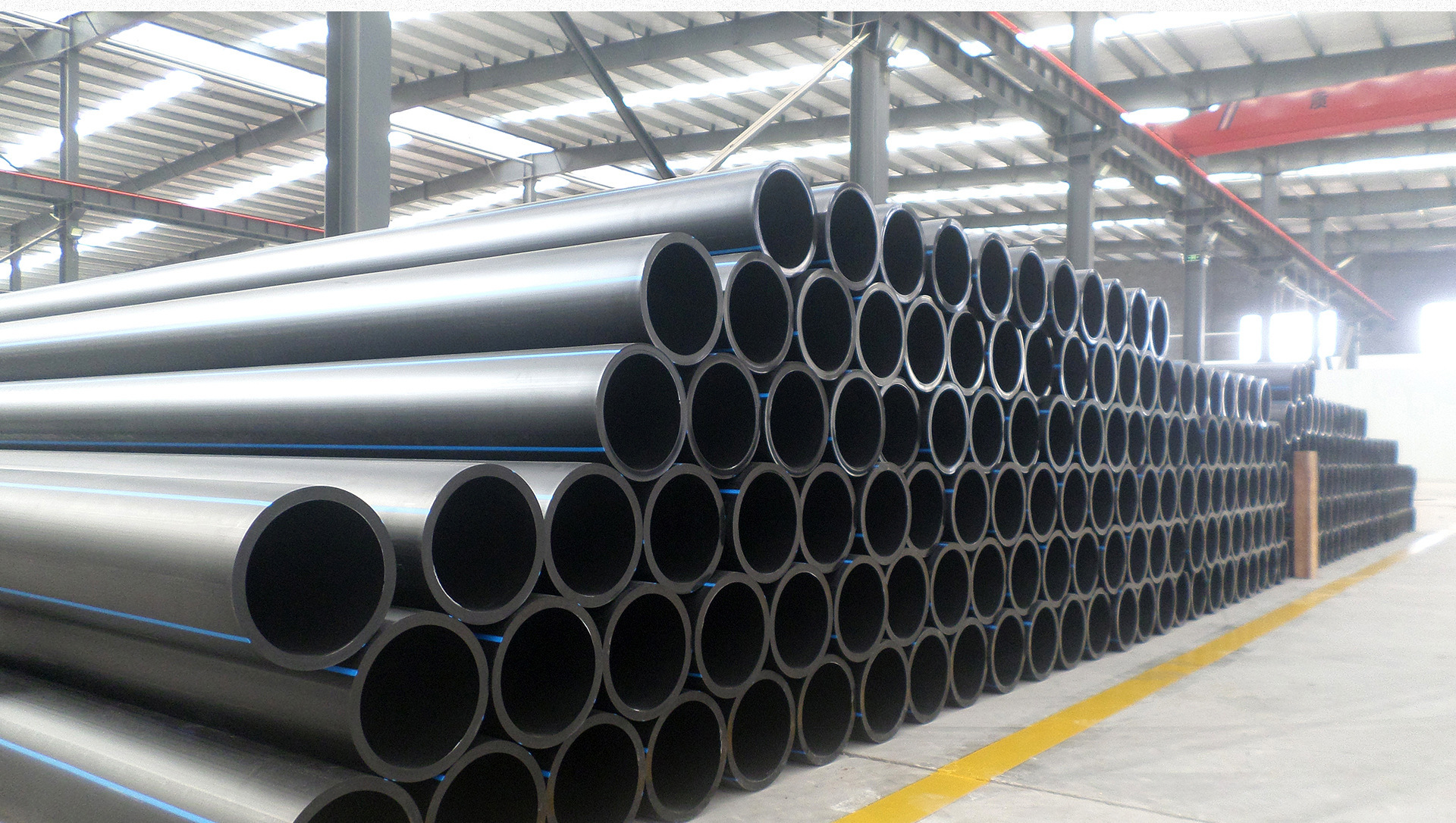 安筑消防器材 PE给水管大口径全新料高密度聚乙烯管材 厂家直销