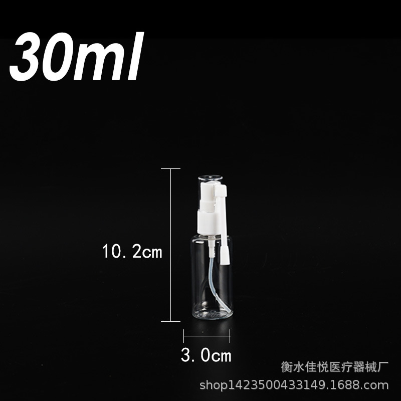 10/20/30ml botella de spray transparente de Nariz de elefante botella de spray para mascotas engrosada boquilla giratoria de 360 grados