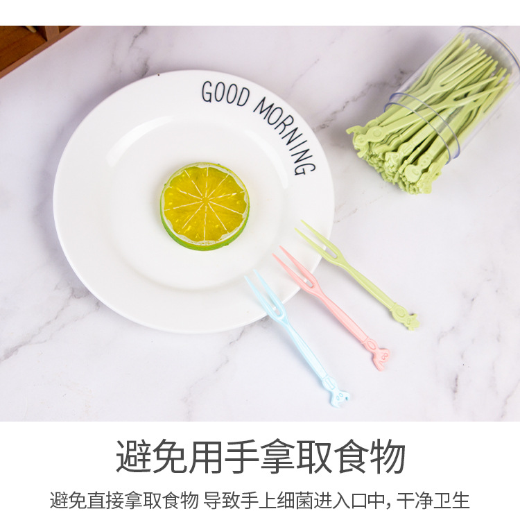 50 Pcs Plastic Dim Sum Fruit Fork 19 50 Pcs Plastic Dim Sum Fruit Fork
