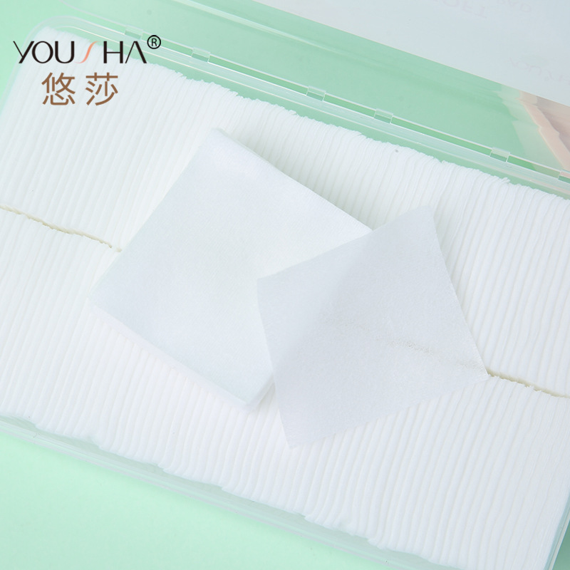 Yousha 1100 piezas de algodón cosmético no tejido fino suave cuidado de la piel limpieza fábrica de algodón al por mayor TM085