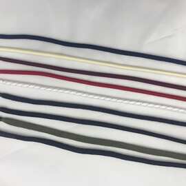 涤纶印字金属圆裤头卫衣外套帽绳服装辅料包装